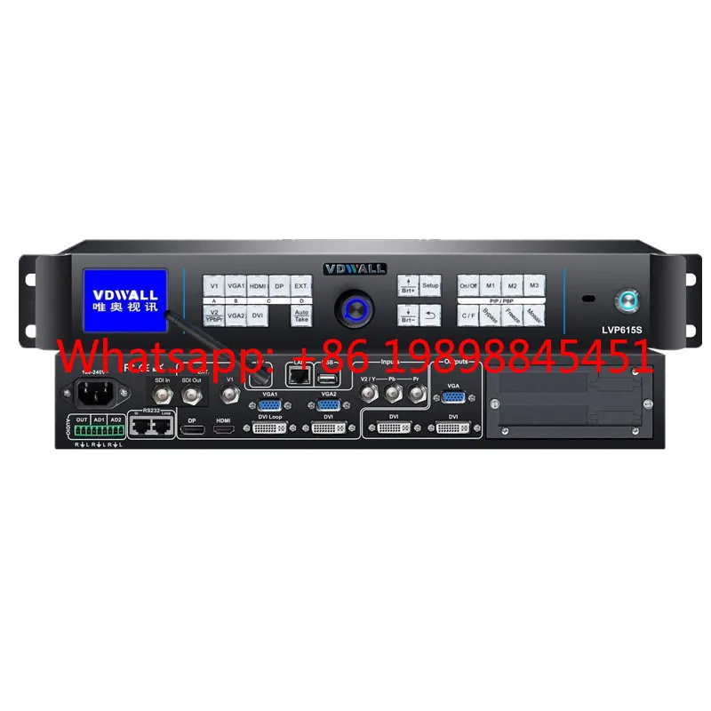 

Original VDWALL LVP615S LED Display Controller Max 3840×1920 Output DVI Loop Unlimited Cascade WiFi Control