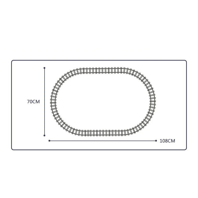 Technical City Power Train High-tech Railway Track Building Blocks Subway Vehicle Assemble Bricks Toys Gifts For Childrens Adult