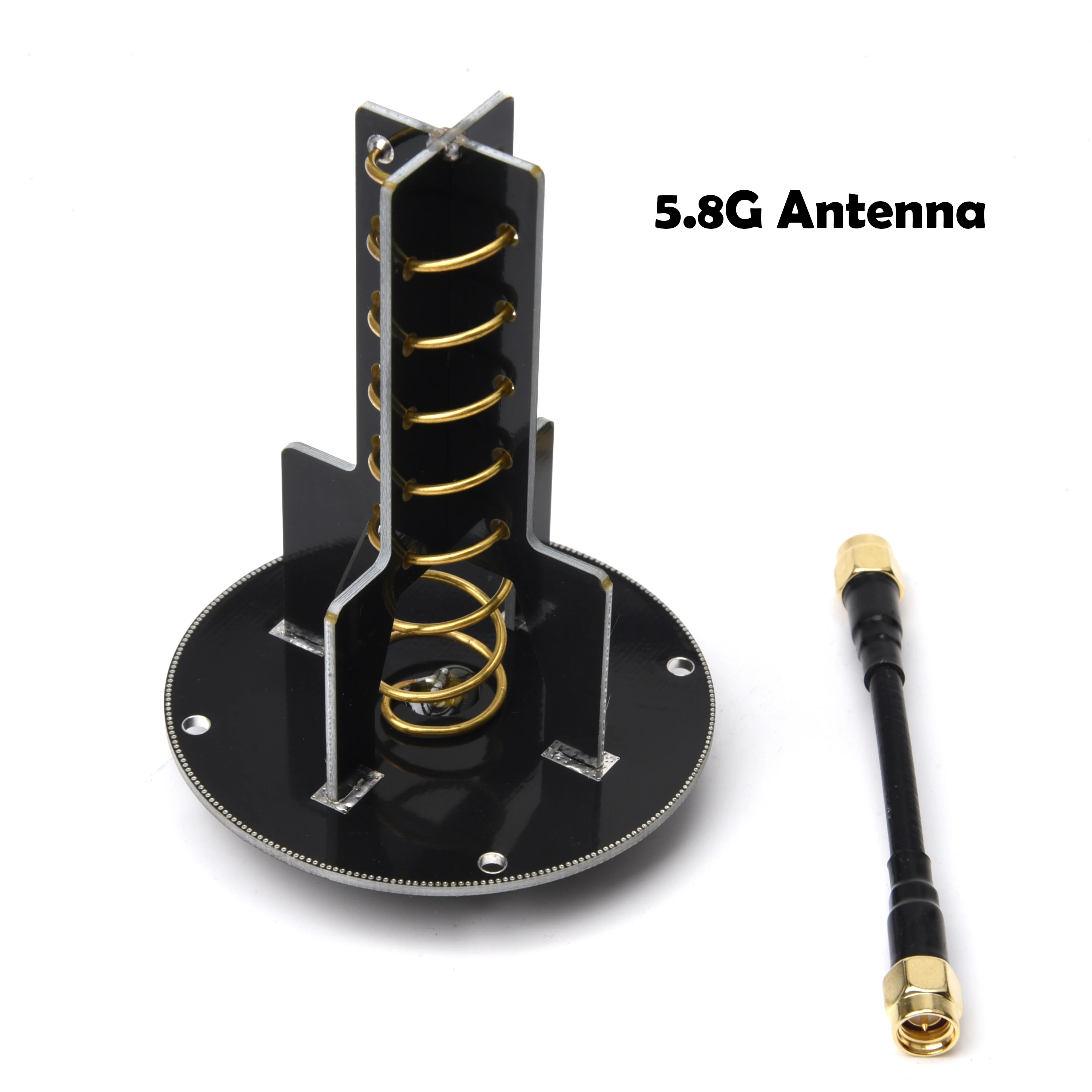 5.8G Directional Antenna RHCP Spiral Antenna High Gain 13DBi RHCP SMA & RPSMA for RC FPV Quadcopter Drone Freestyle Part