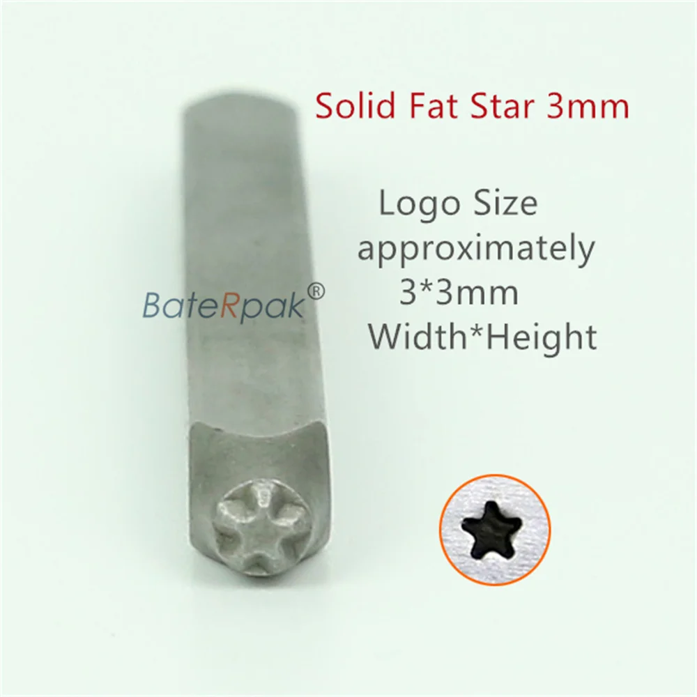 2/2.5/3/4/5/6/8mm Star Design steel punch Stamps,letters DIY Bracelet/jewelry symbols steel stamp