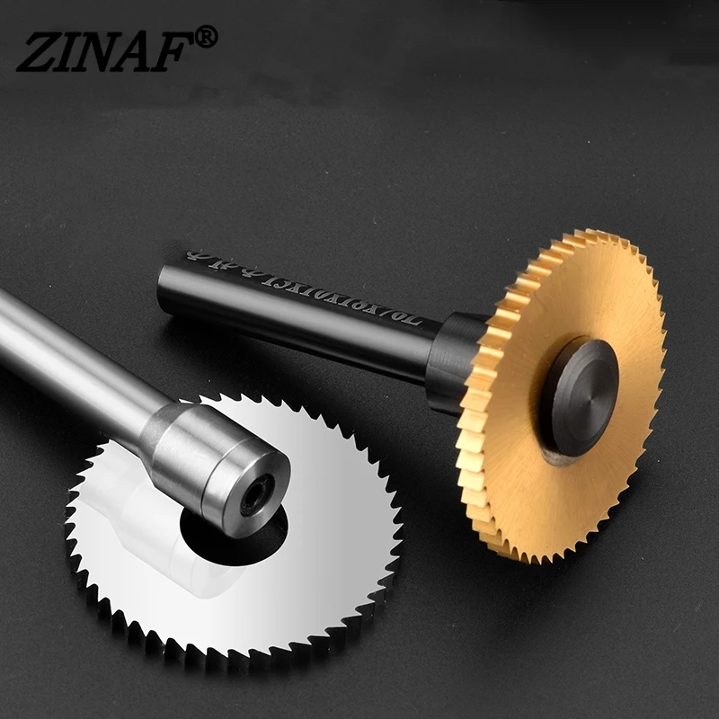 Imagem -03 - Slitting Saw Arbor Blade Holder Fresa mm mm mm 10 mm 12 mm Cnc Slotting Machining Metal Cutting Tool Front Rear Lock