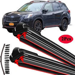 For Subaru Forester SUV SF SG SH AWD 1997 2002 2005 2006 2008 2009 2010 2011 2012 2013 Car Brush Double Rubber Windshield Wiper