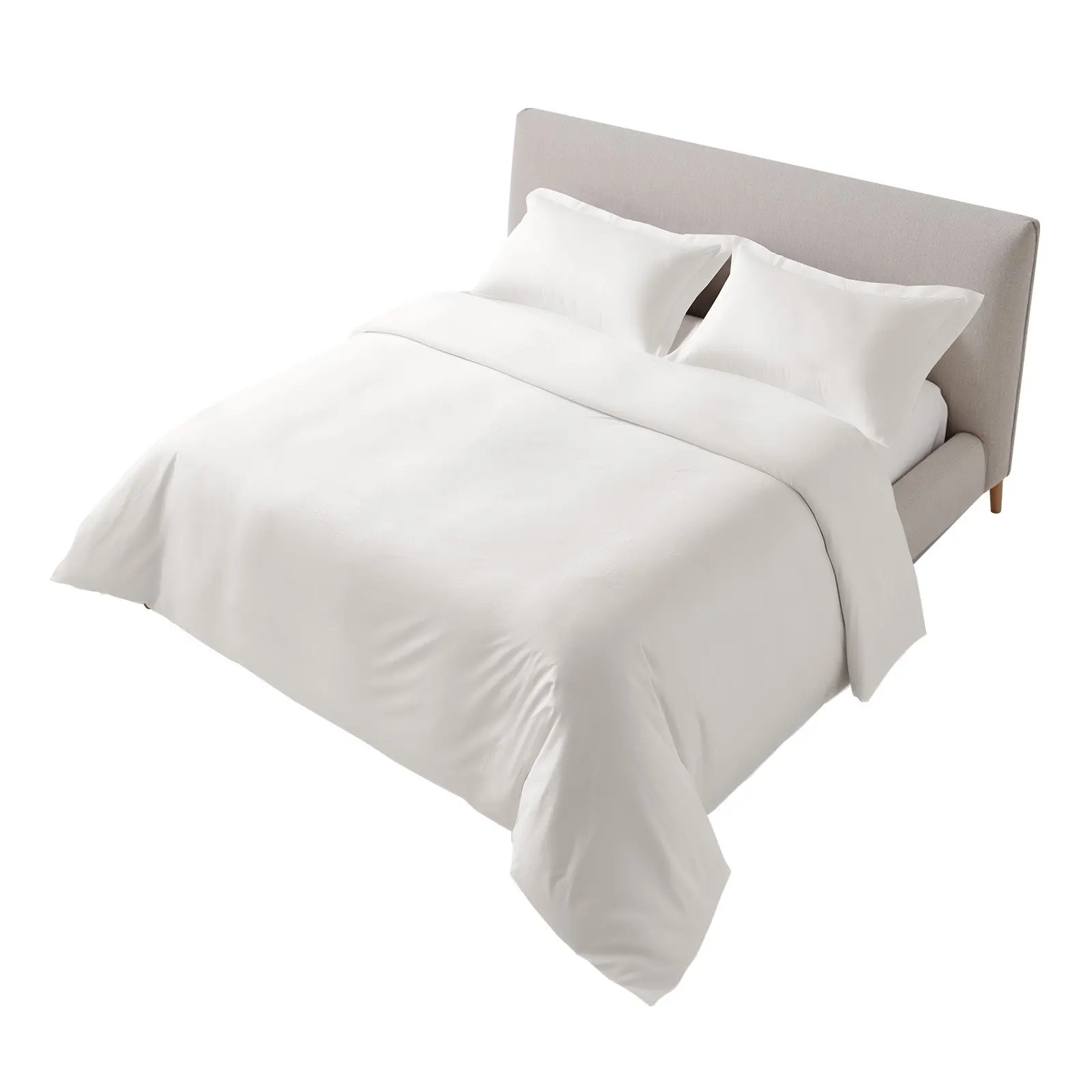

Комплект постельного белья King Size, 100% хлопок, 3 предмета: 1 пододеяльник 104 x 90 дюймов и 2 наволочки 20 x 36 дюймов.