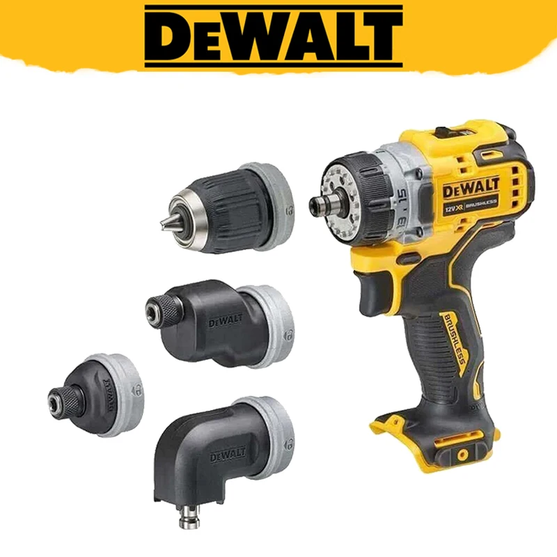 max brushless broca sem fio kit de motorista chave de fenda eletrica compacta ferramentas eletricas multifuncionais em dewalt dcd703 12v 01