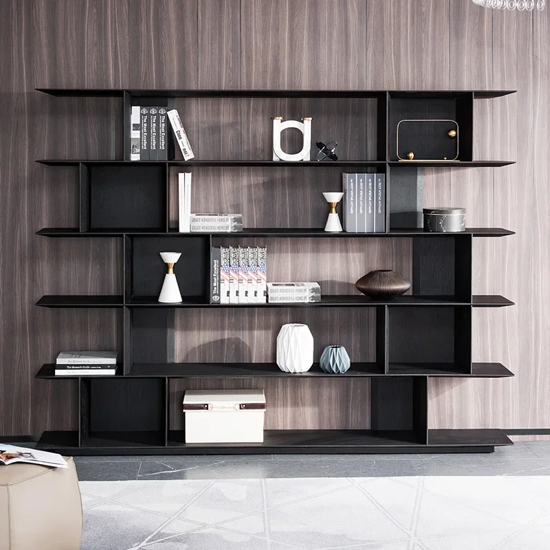 AS strictly selects Sicily Italian minimalist bookcase, Nordic modern minimalist study solid wood storage bookshelf Y1