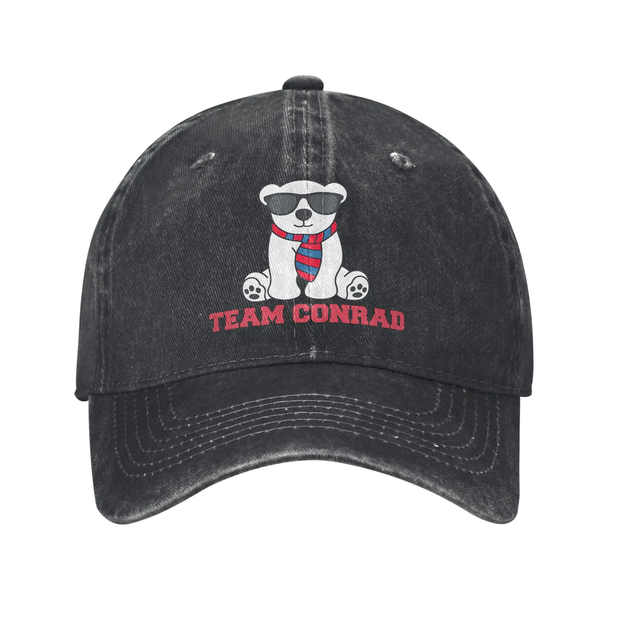 

Team Conrad The Summer I Turned Pretty Mini Bear Sun Baseball Cap Casual Men Adult Sunscreen Print Outdoor Sport Baseball Caps