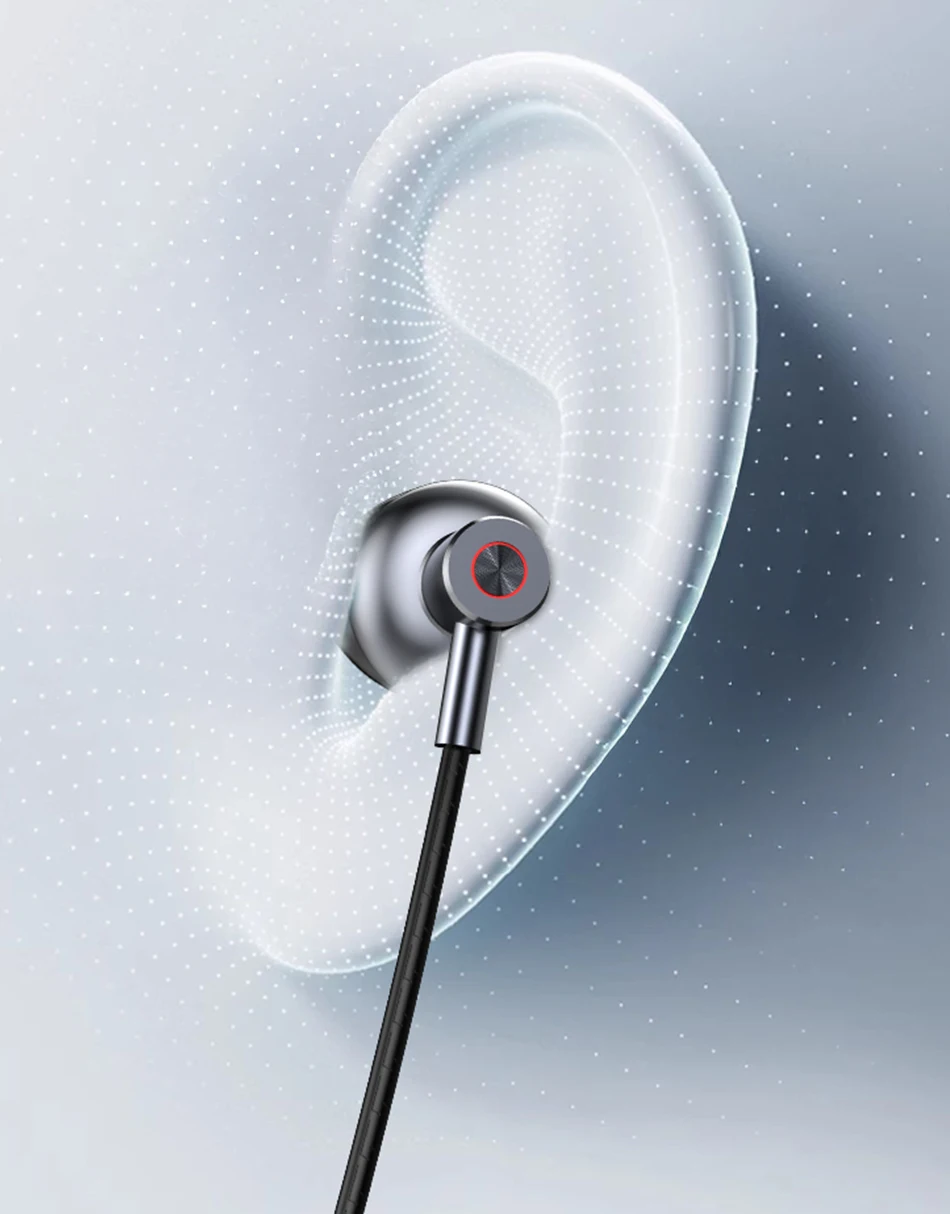 Rocoren USB Typ C Wired Kopfhörer In Ear Mit Mikrofon Stereo Ohrhörer Sport In-line Steuerung Für Xiaomi Samsung Wired Headset – Detail 17