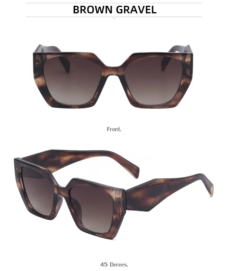 Mode Cat Eye Sonnenbrille Frauen 2025, Luxus Marke Design Vintage Quadrat Punk Sonnenbrille Für Damen Shades Retro Brillen UV400 – Detail 20