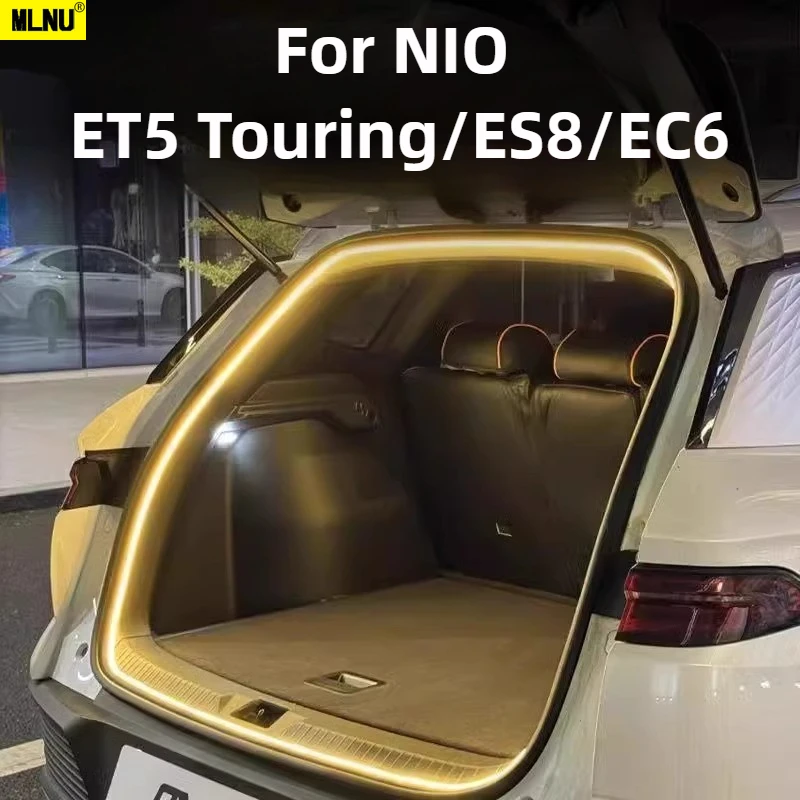 

Car Trunk LED Strip Lights For NIO ET5 Touring/ES8/EC6 Accessories 2026/2025,High Temperature Resistant Anti-Drop 2022-2024