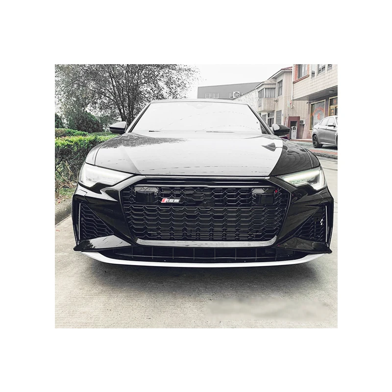 Xds Car Accessories Body Kit Front Bumper Lip Spoiler Grille Front Bumper Lip For A6 C8 2019-2022