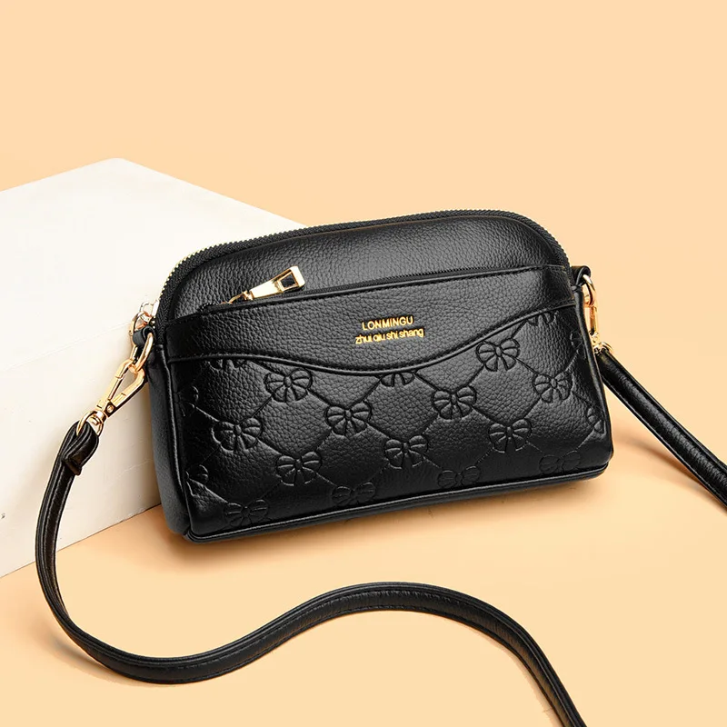 Hand-held coin purse, lightweight zipper, multi-functional, large-capacity women's crossbody single-shoulder bag