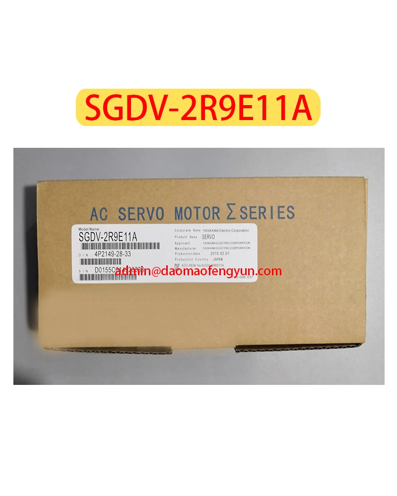

SGDV-2R9E11A Brand new Servo Drive SGDV 2R9E11A，Fast shipping