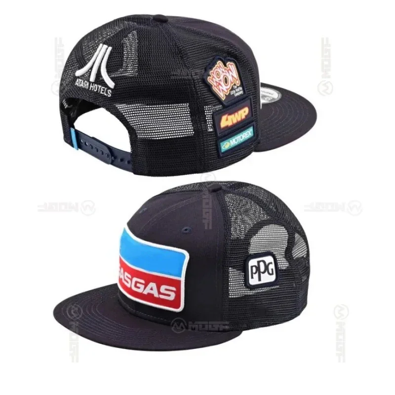 Gorra de béisbol con lengüeta plana para motocicleta, gorro con Cierre trasero para bicicleta de montaña, ideal para regalo de coche, Unisex, nuevo diseño de moda