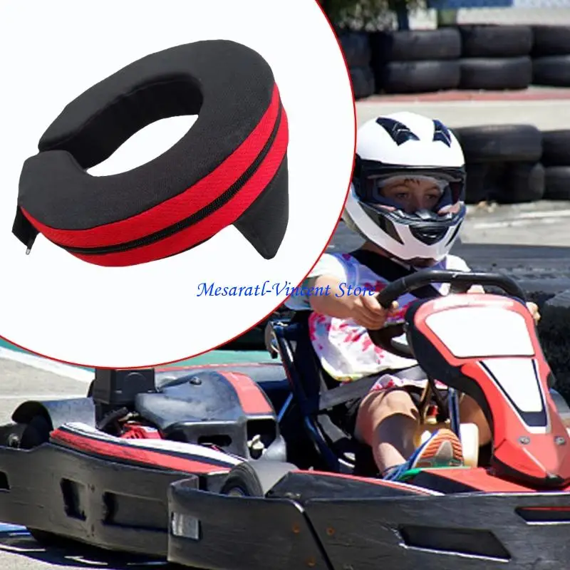 A70F Helmet Neck Support Karting Neck Brace For Racing Shock Absorption