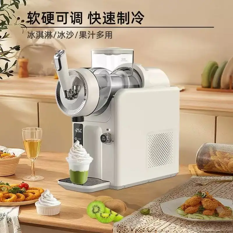 Compressor Ice Cream & Slushie Maker for Home Use - 1.8L Capacity, 30-Min Quick   , LED Display, Easy Clean (CE Certified)
