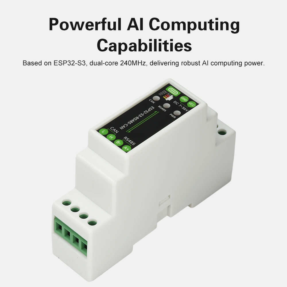 Industrial Grade ESP32-S3-RS485-CAN Development Board RS485/CAN Interface WIFI and Bluetooth Isolated Industrial Control Board