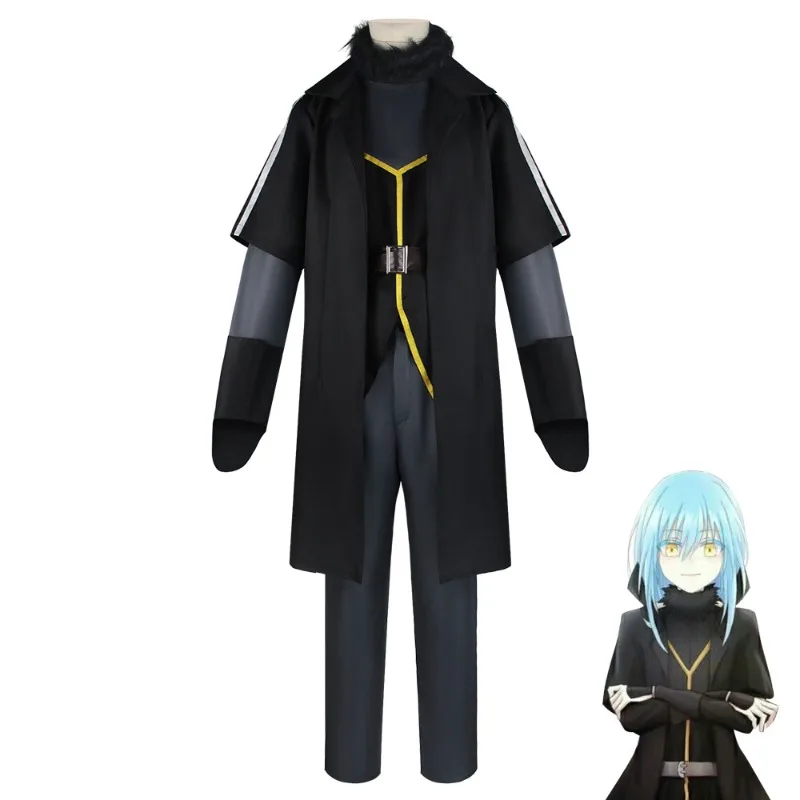 

Anime That Time I Got Reincarnated As A Slime Rimuru Tempest Cosplay Costume Wig Mask Set Halloween Carnival Suit Clothes