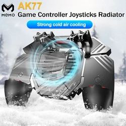 MEMO AK77 6 Fingers Game Trigger Phone Cooler Fan Game Controller L1 R1 Shooter Triggers Fire Joystick Game Pad for IOS Android
