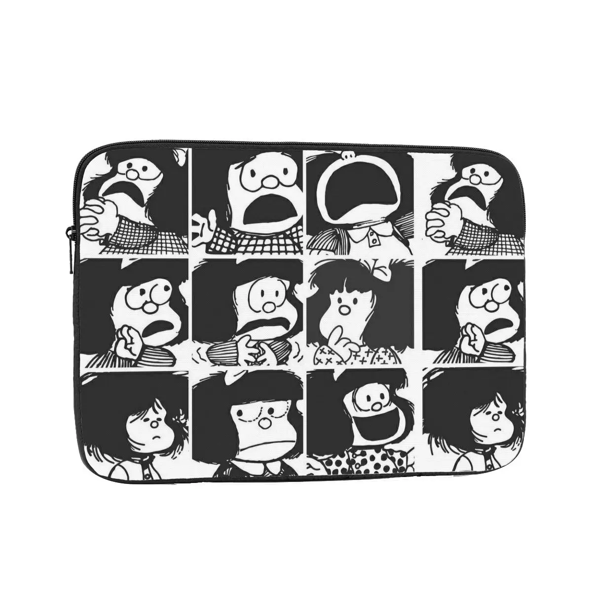 Mafalda Collage Laptop Liner Sleeve 12 13 15 17 pulgadas Cute Kawaii Notebook Bag Case Computer Funda a prueba de golpes