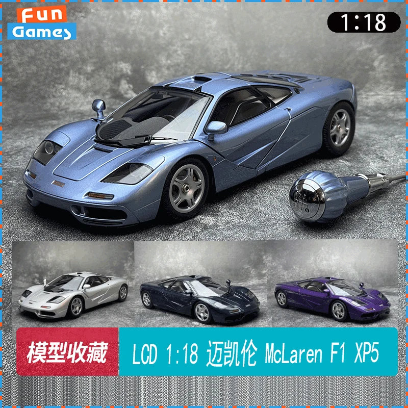 

Lcd 1/18 Car Model Mclaren F1 Xp5 Racing Car Alloy Super Run Car Model Simulation Display Model Boy Custom Birthday Toy Gift
