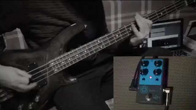 Fanmuzk Red Eye Analog Bass Drive Distortion Effect Pedal with