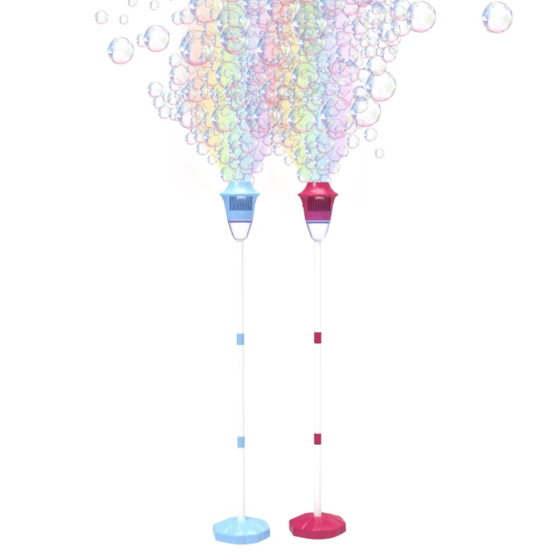 Máquina de burbujas de farola, máquina de burbujas totalmente automática, iluminación musical, juguetes para niños al aire libre sin batería, burbuja de agua