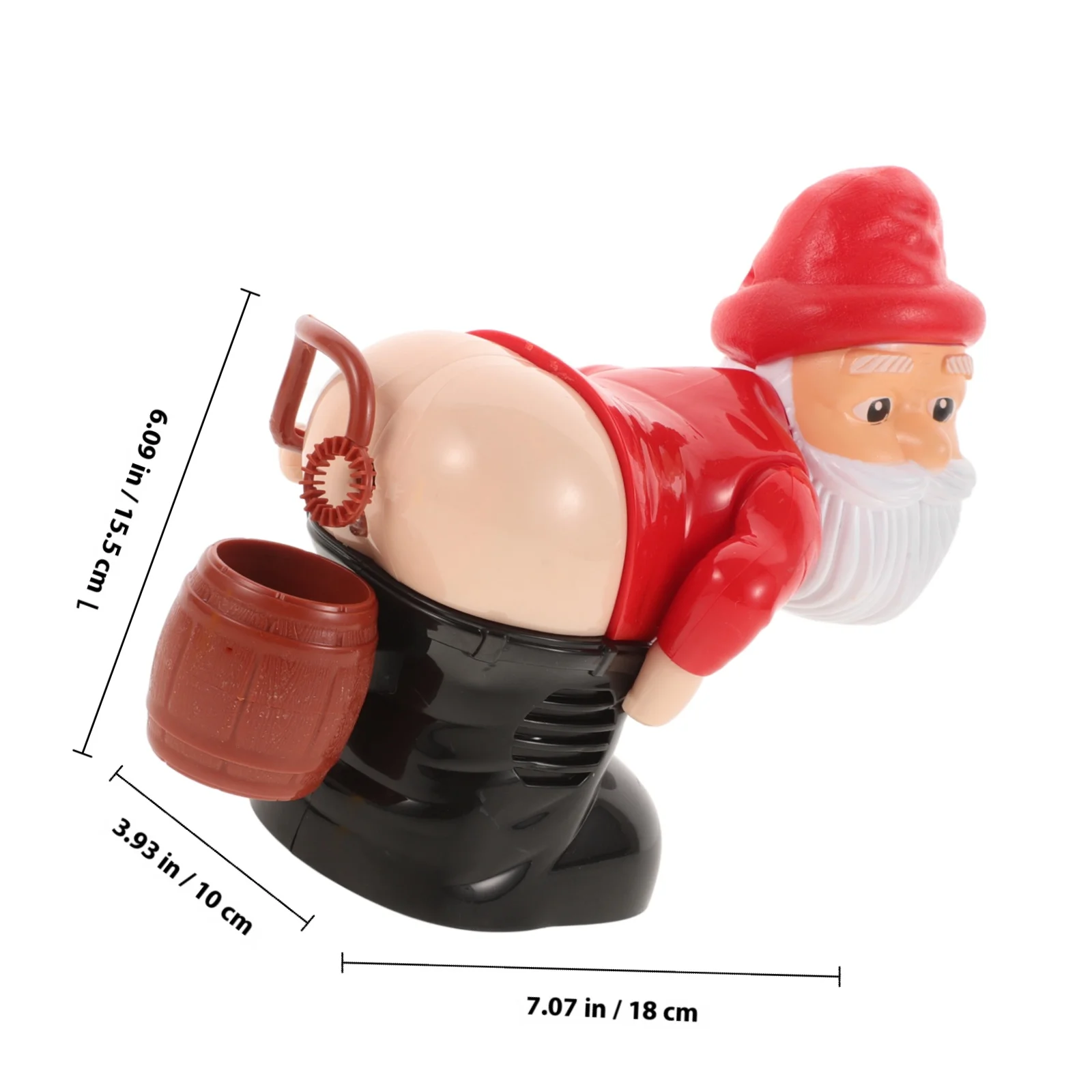 Machine à bulles de pet, Design du père noël, rehausseur d'atmosphère de noël, amusant pour enfants et adultes, accessoire de jeu en plein air