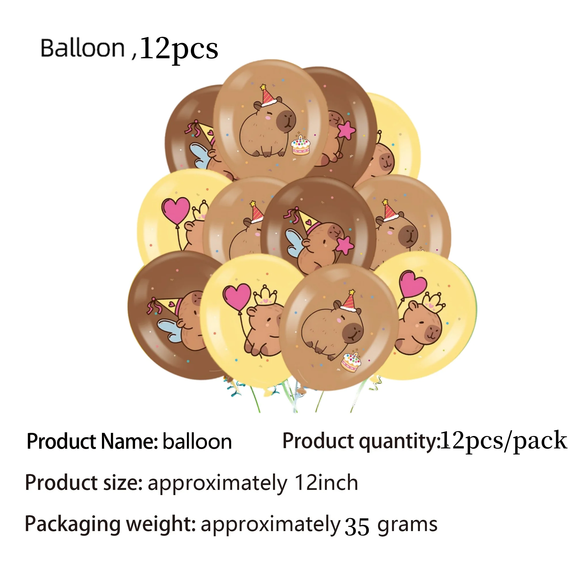 Verjaardag Decoratie Capybara Verjaardag Uitnodigingskaart Cup Tafelkleed Plaat Servet Poster Baby Douche Verjaardag Meisje Feestartikelen