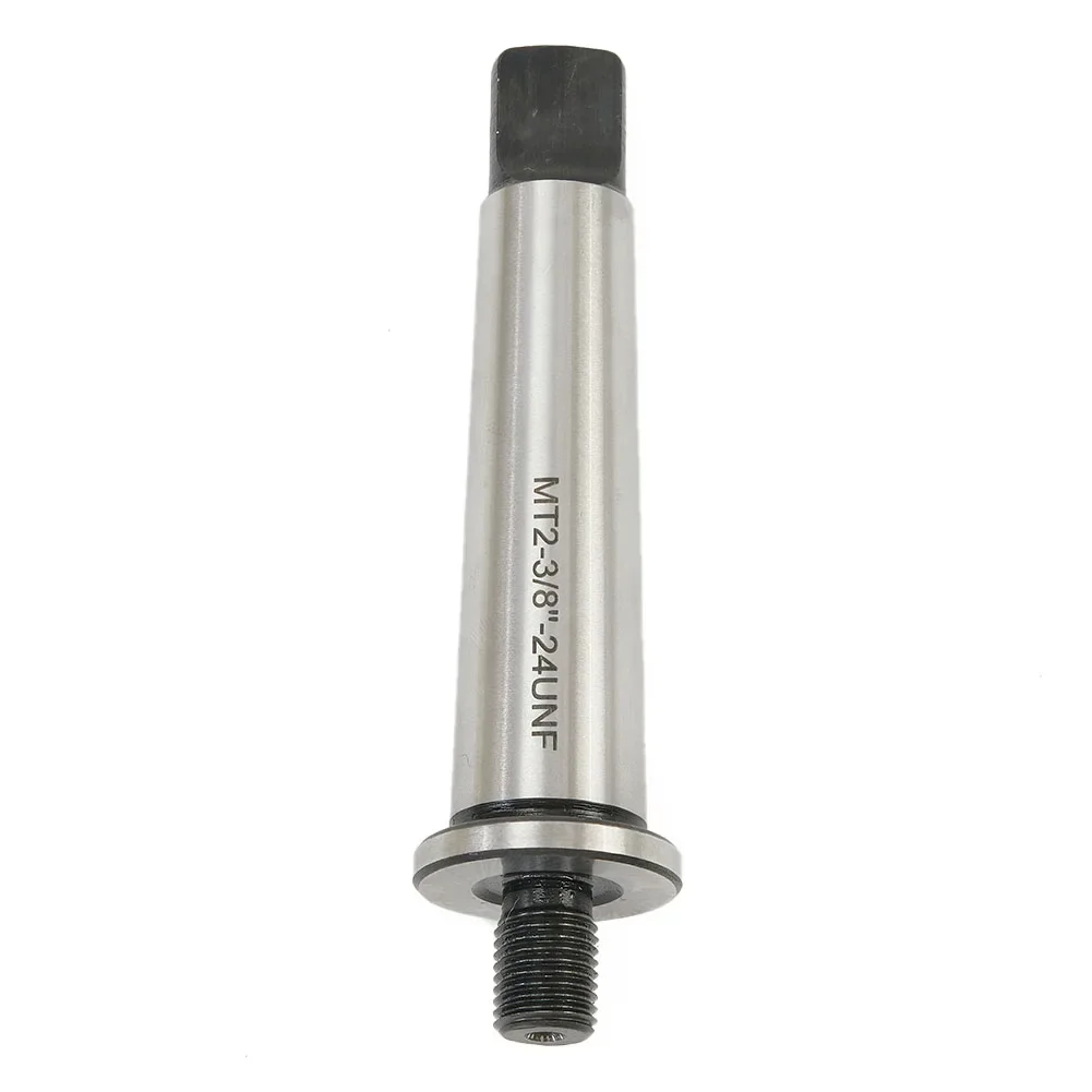 MT2 To 3/8 24 Threaded Drill Chuck Arbor, Hardened Morse Taper Adapter, Precision Ground, Compatible With Threaded Drill Chucks