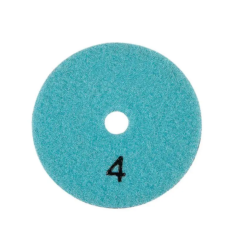 4 Stück 4-Stufen-Diamant-Polierpads 3 Zoll 4 Zoll Trockenpolierpads für Granit, Marmor, Quarzstein, Arbeitsplatten, Fliesen Polierpad – Detail 7