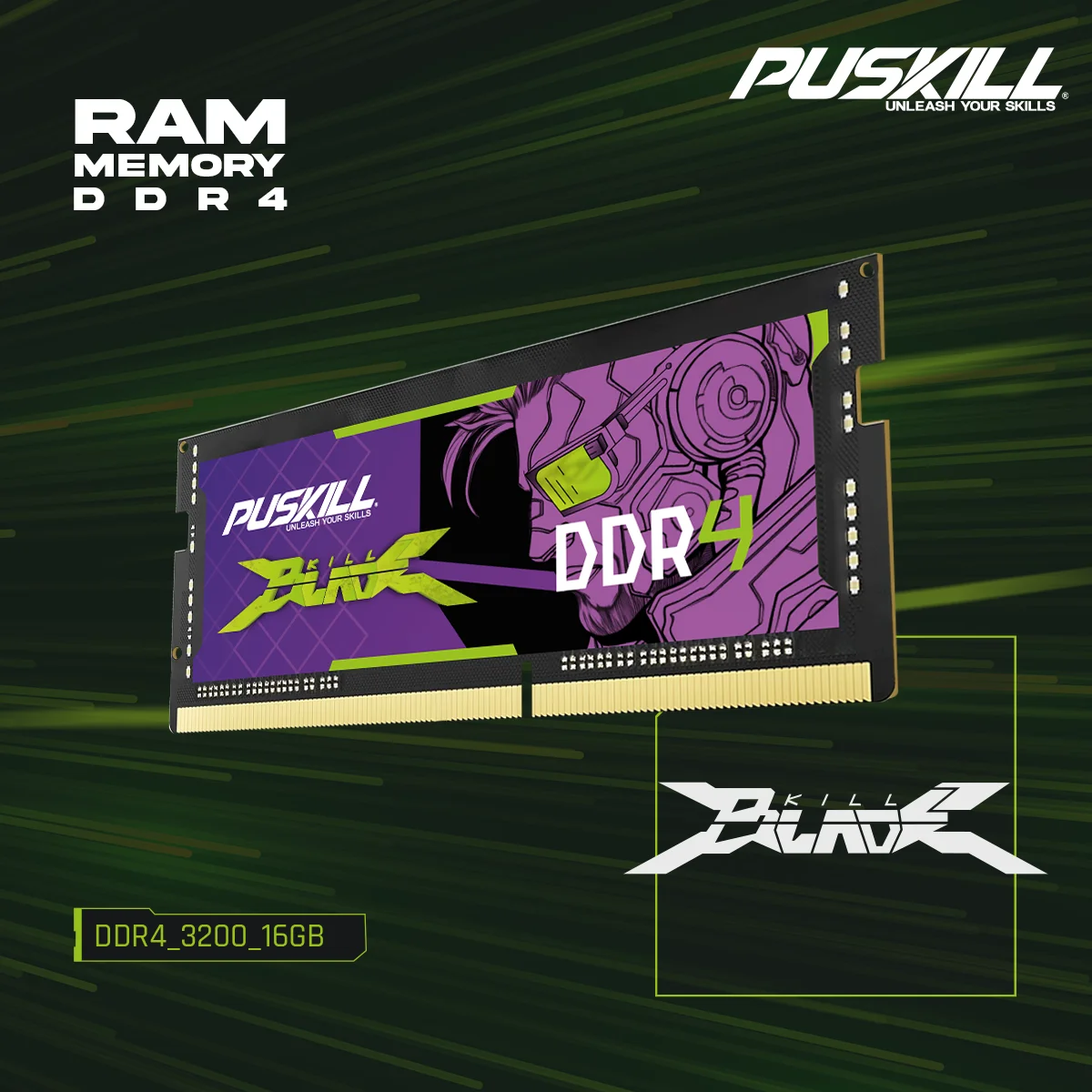 PUSKILL ร้อนผลิตภัณฑ์ Ram DDR4 8GB 4GB 16GB 2400mhz 2133 2666mhz Sodimm โน้ตบุ๊คประสิทธิภาพสูงหน่วยความจําแล็ปท็อป