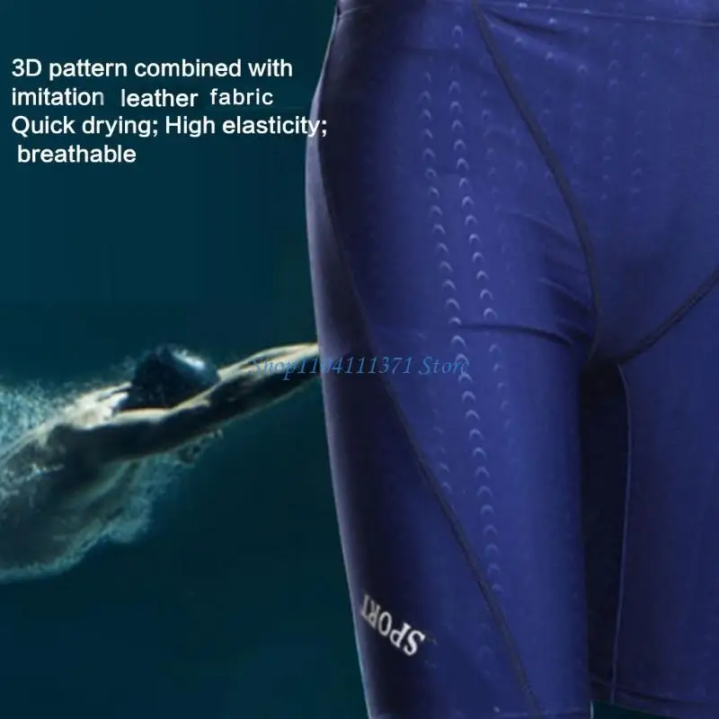P9FC Men Beach Swim Trunks Water Resistant Breathable Swim Shorts for Pool and Beach