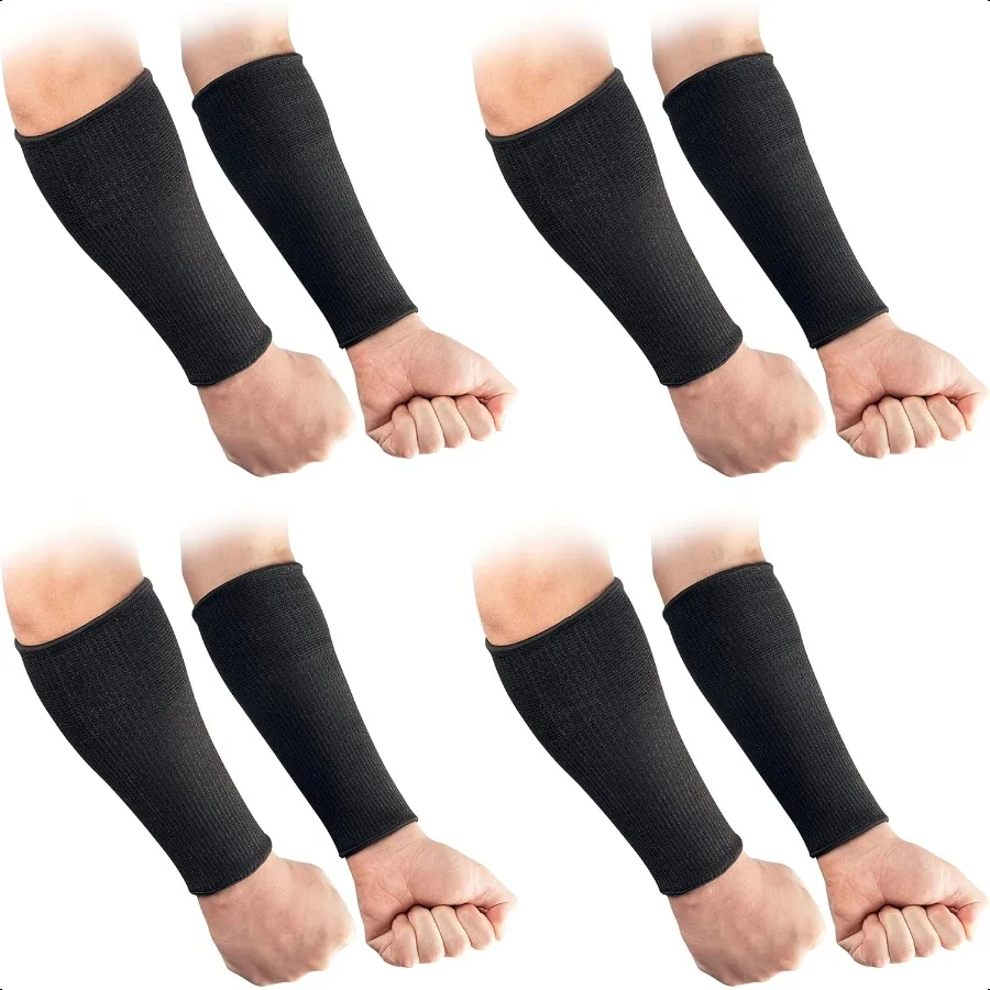 

4 Pairs Forearm Sleeves Arm Protectors for Thin Skin and Bruising Level 3 Cut Resistant Sleeves Arm Protection for Gardening Ya