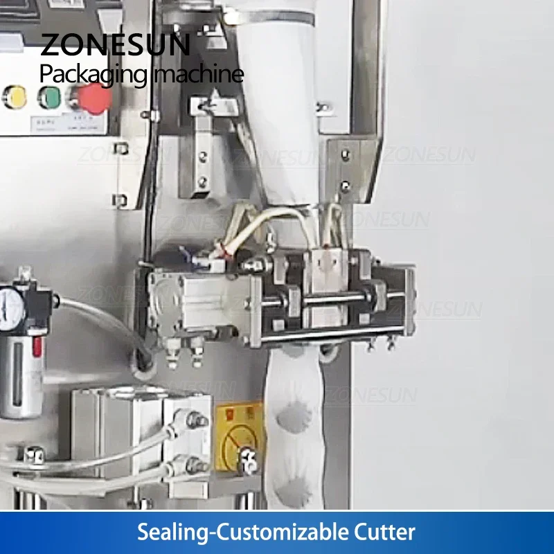 ZONESUN Automatic Teabag Packaging Machine Granule Powder Tea Leaves Coffee Beans Filling and Sealing Production Line ZS-GPT1
