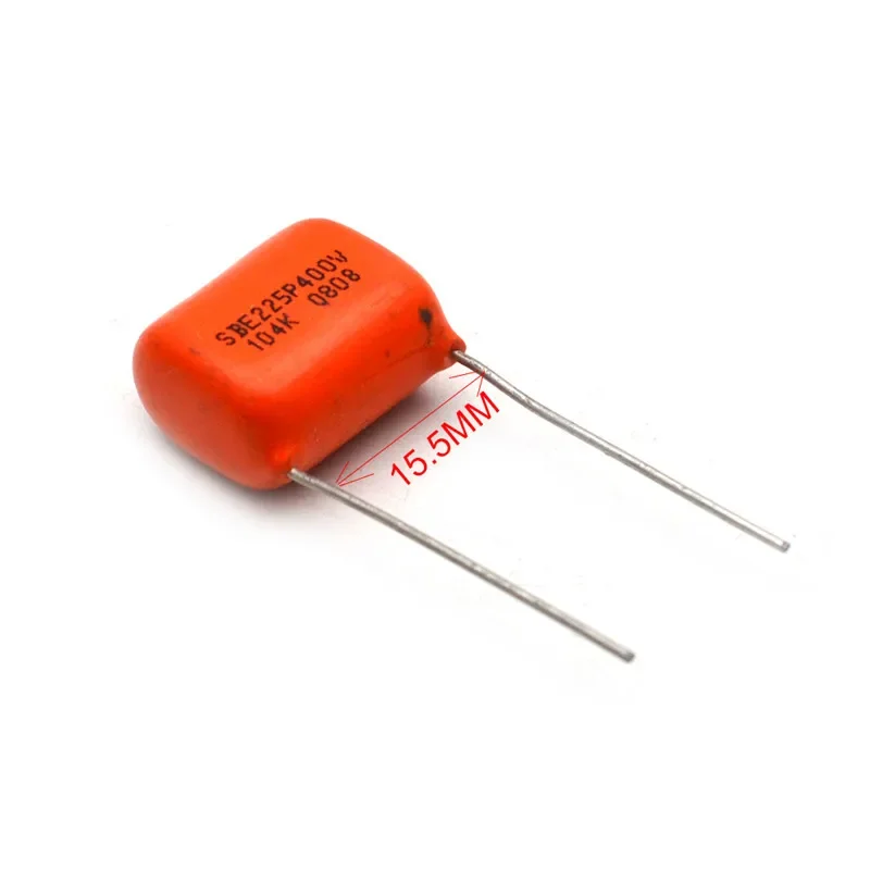 10Pcs Orange Tone Cap (Capacitor) SBE 225P 104K 0.1UF 400V for Electric Guitar