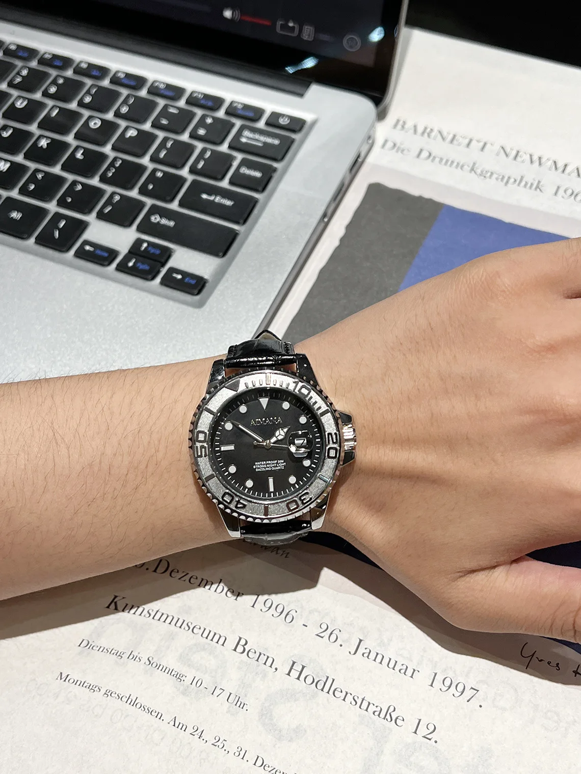 ساعة رجالية رائجة البيع لعام 2025 ساعات رياضية للرجال من أفضل العلامات التجارية الفاخرة العسكرية ساعة كوارتز من الفولاذ بالكامل للرجال Relogio Masculino #6