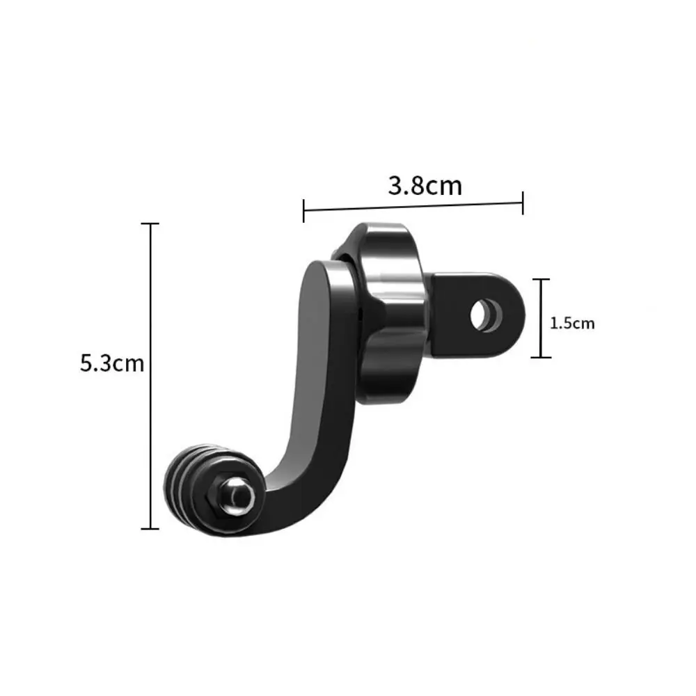 Universal 360° Vertical Bracket Adapter For GoPro 11/10/9/8 SJCAM Motorcycle Helmet Chin Mount Holder Action Camera Accessories