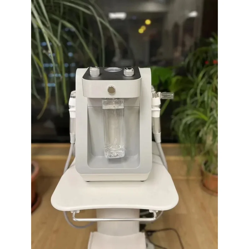 4 في 1 آلة فقاعة صغيرة هيدرو جلدي H2O2 المياه الأكسجين التطهير العميق الوجه رفع أكوا تقشير جهاز للعناية بالوجه سبا استخدام