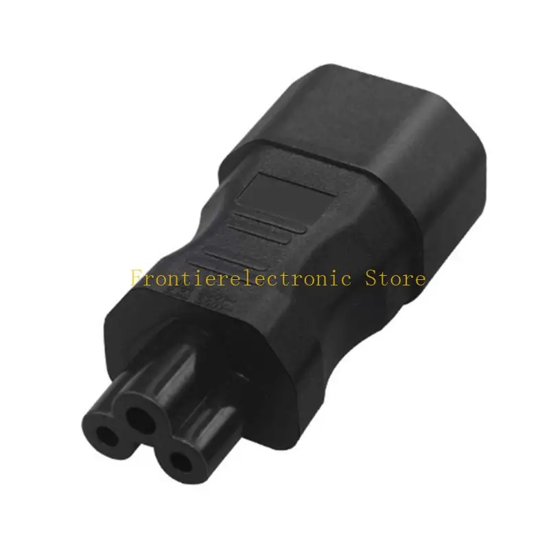 G8DB IEC320 C14 to C5, Cloverleafs Male to Female Adapter, 3Pin C14 Male Plugs to C5 Female Power Adapter Converters