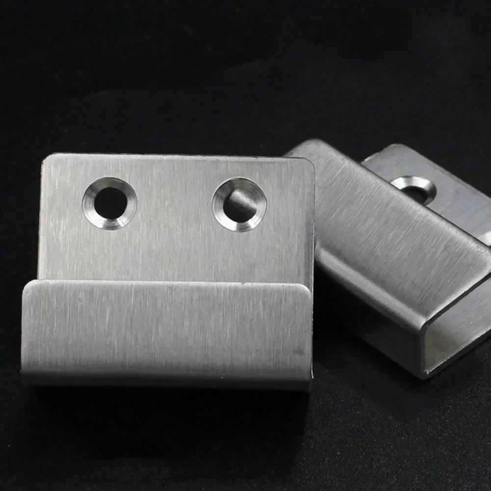 Rust Proof U Shape Corner Brackets Silver Stainless Steel Functional Hanging Hook Good For Tiles Or Mirrors Support