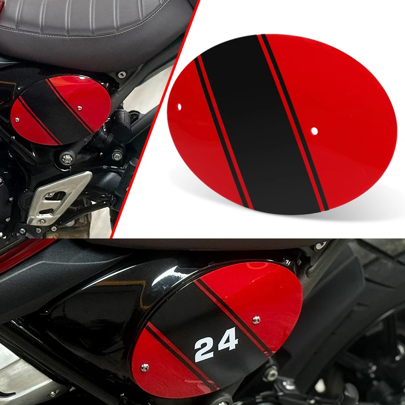 

For Scrambler 400X For Speed 400 Motorcycle Accessory Acrylic Side Fairing Covers Guard Protector Engine Side Cover