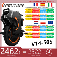 EU Stock INMOTION SCV Adventure V14 Electric Unicycle 134V 2400Wh 50S 4000W Motor EUC Smart Monocycle 70KM/H Speed E-unicycle