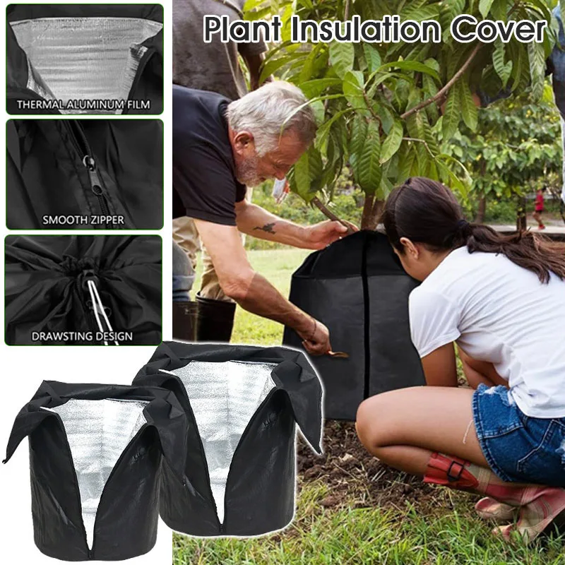 Plant Antifreeze Insulation Cover Plant Care Cold Proof Durable Protect Cover Home Garden Shrubs Tree Frost Protect Bag Reusable