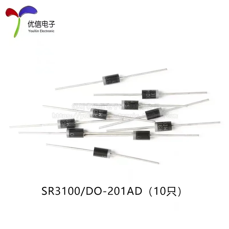 100Pieces/Lot Original Genuine SR340/SR360/SR3100/SR3200 Direct Insert Shartki Diodes Rectifier