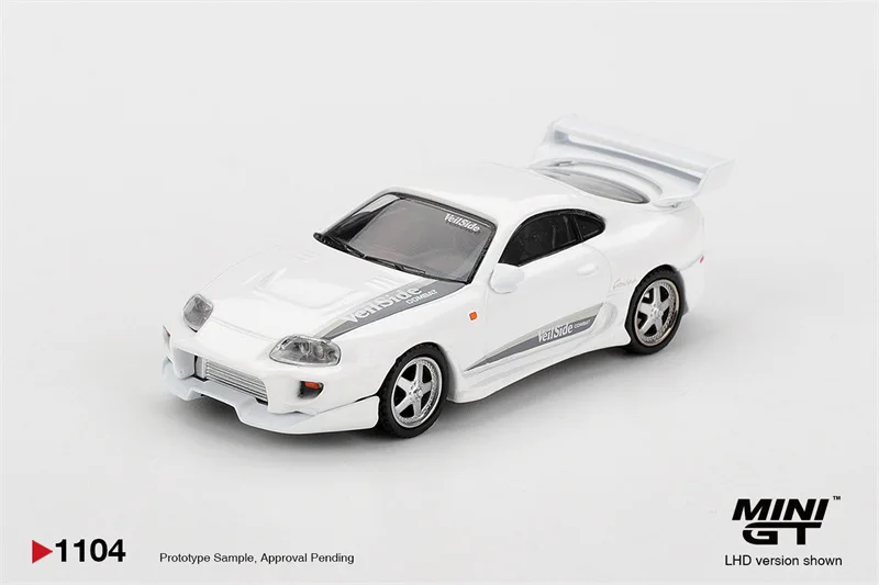Модель автомобиля MINI GT 1:64 GR86 LBNation / Supra VeilSide из литого металла