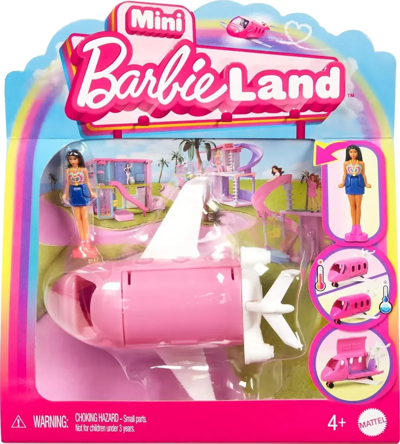 Original Barbie Traffic Vehicle Mini Barbieland Color Change Dream Camper Car Boat Plane Girls Toys Diy Dolls House Accessories