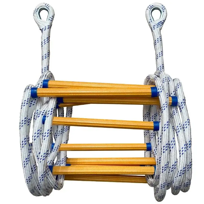 Rope ladder, soft l  outdoor climbing , household safety hanging fixed down well operation