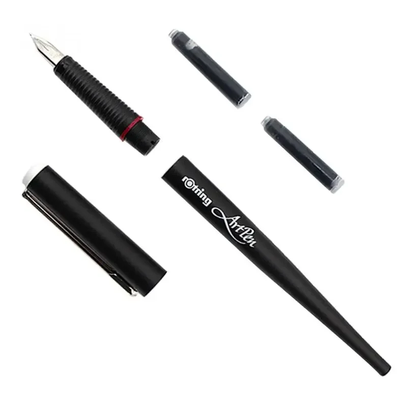 Rotring  Art Pen Fountain Pen Germany Original Croquis  Drawing Practice Calligraphy Design Parallel Ink Cartridges Converter