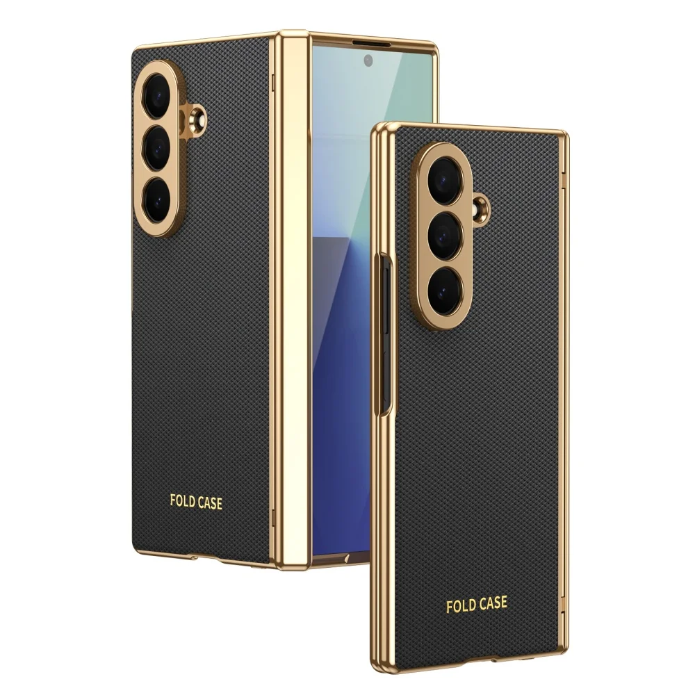 Matte Business-Frontfolie mit Kamera-Schutz und Lederhülle für Samsung Galaxy Z Fold 8 7 6 5 4 ZFold8 Scharnierabdeckung – Detail 28