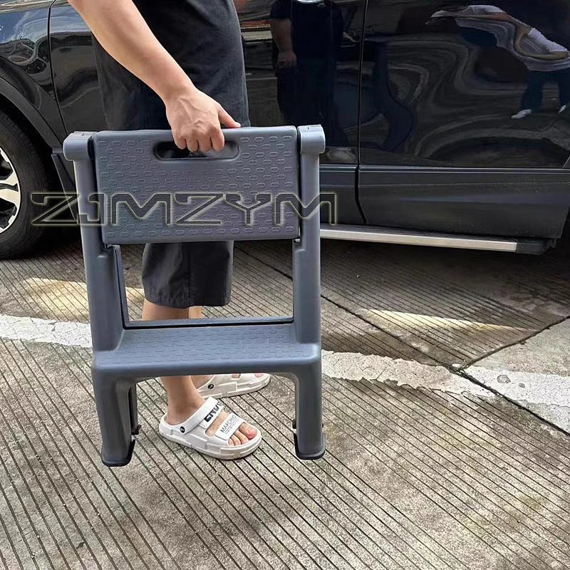 Folding Car Wash Step Ladder Multi-function Step Stool Herringbone Ladder Stool Foot Ladder Ladders for Home